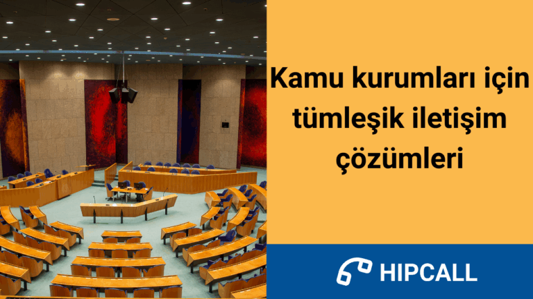 Kamu kurumları için tümleşik iletişim çözümleri