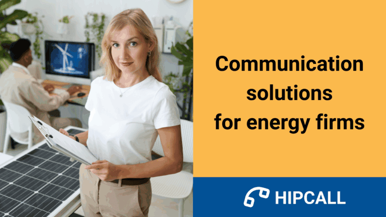 Communication solutions for energy companies.