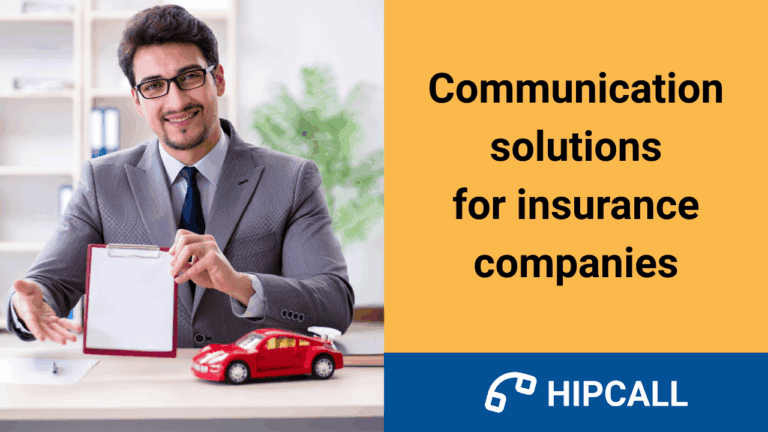 Communication solutions for insurance companies