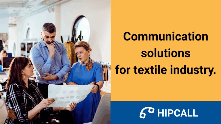 Communication solutions for textile industry.