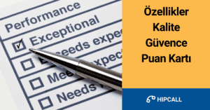 Özellikler Kalite Güvence Puan Kartı